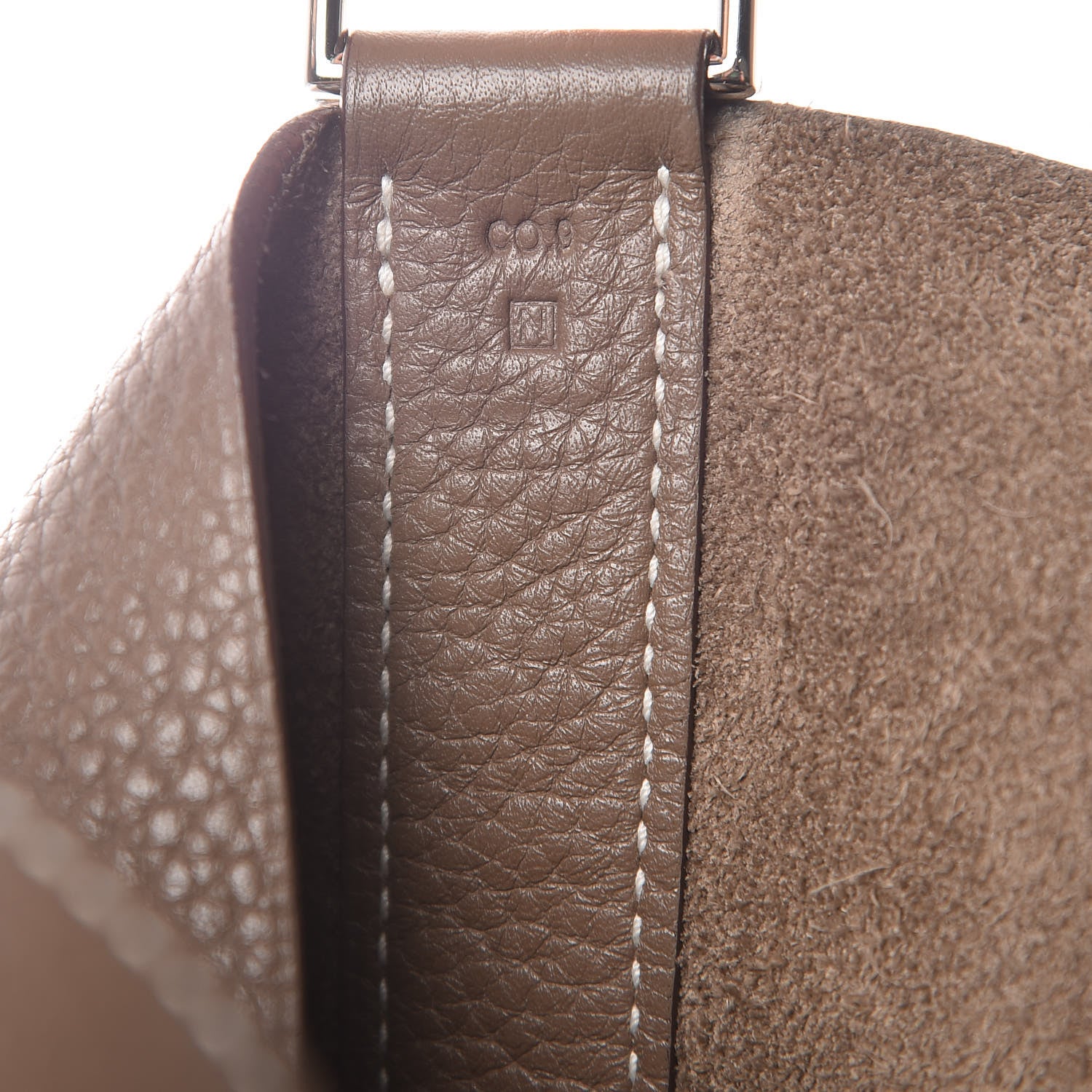 Hermes Taurillon Clemence Picotin Lock TGM Etoupe 6 of 11