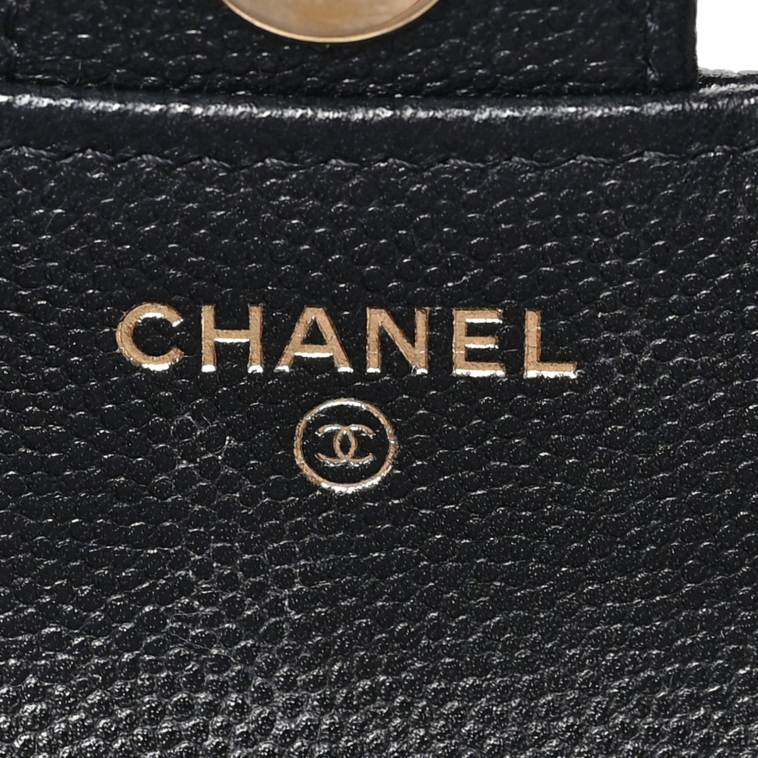 Chanel Caviar Quilted Flap Phone Holder With Chain Black 6 of 9