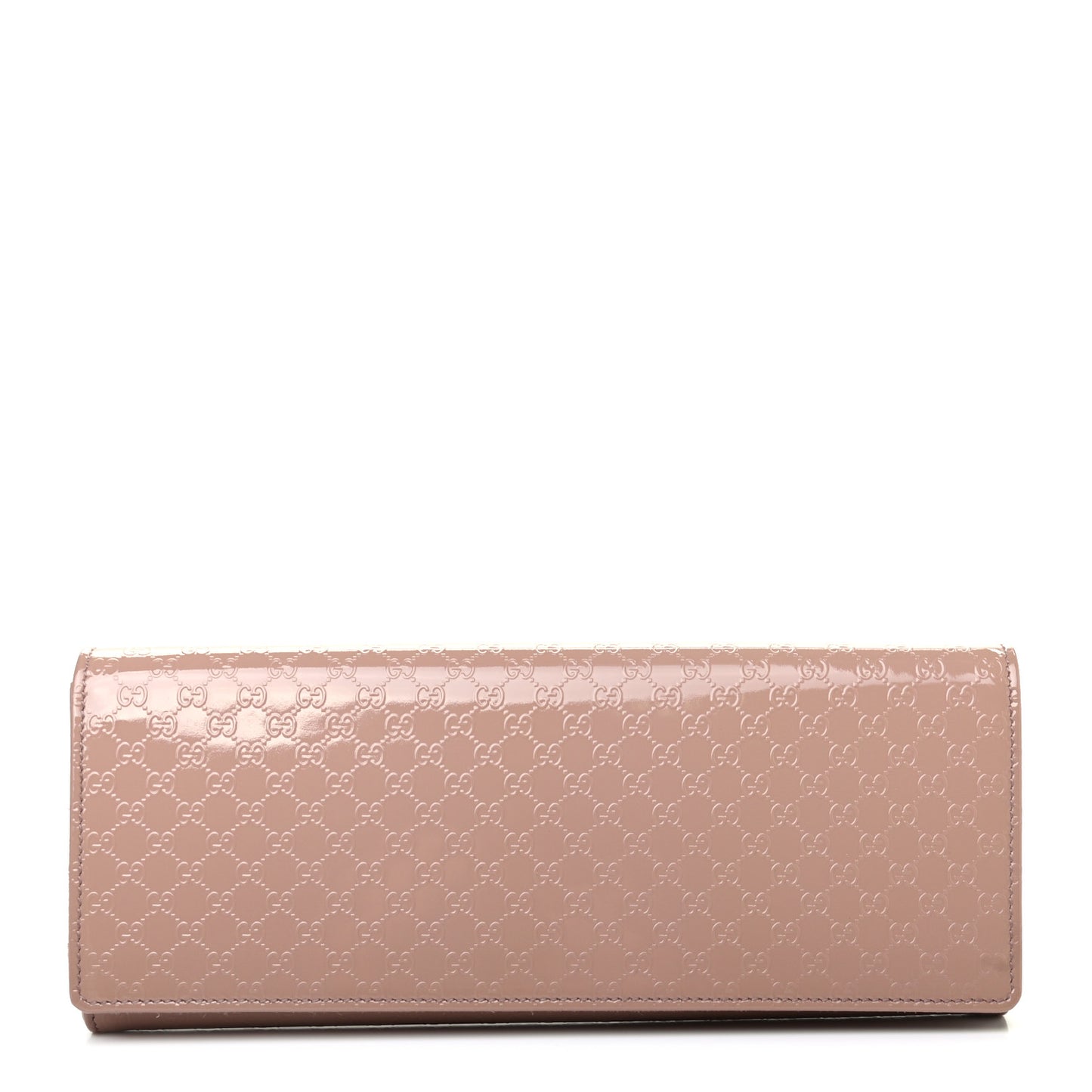 Patent Microguccissima Small Broadway Clutch Dark Cipria