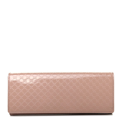 Gucci Patent Microguccissima Small Broadway Clutch Dark Cipria 1 of 7