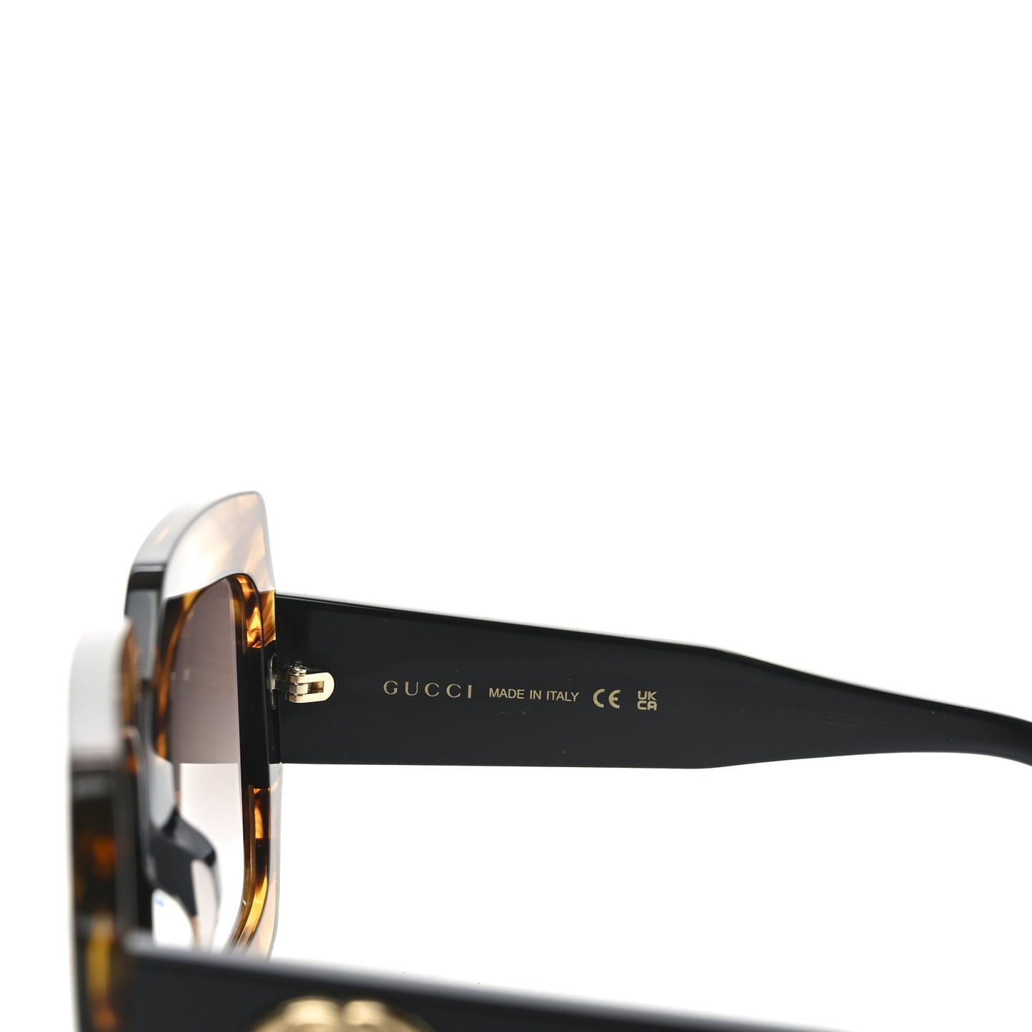 Square Frame GG0178S Sunglasses Havana