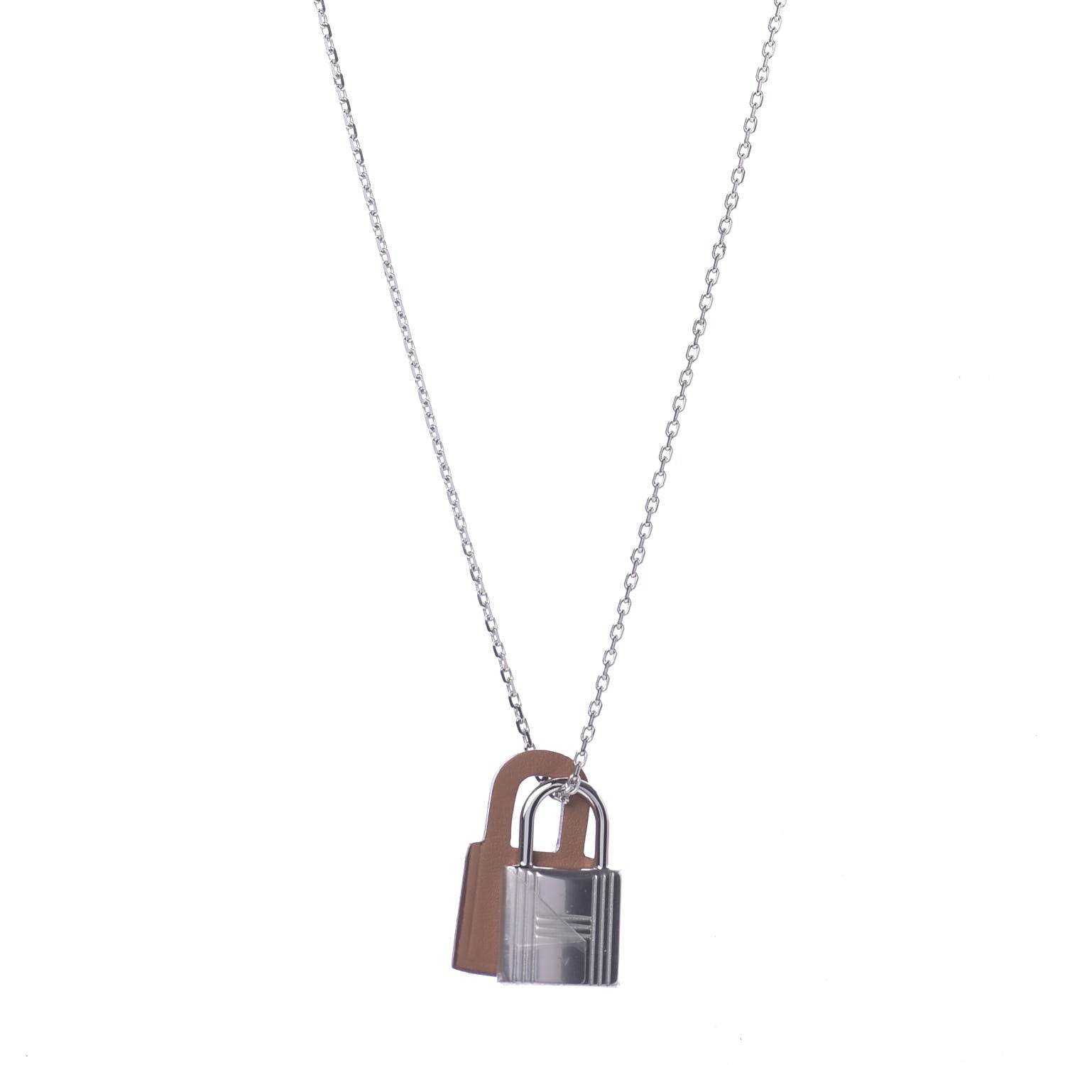 Hermes Swift Small O'Kelly Pendant Necklace Gold 1 of 8