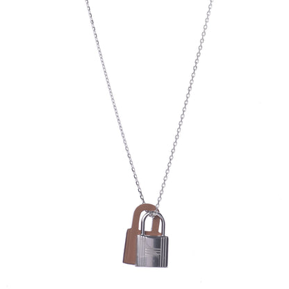 Hermes Swift Small O'Kelly Pendant Necklace Gold 1 of 8