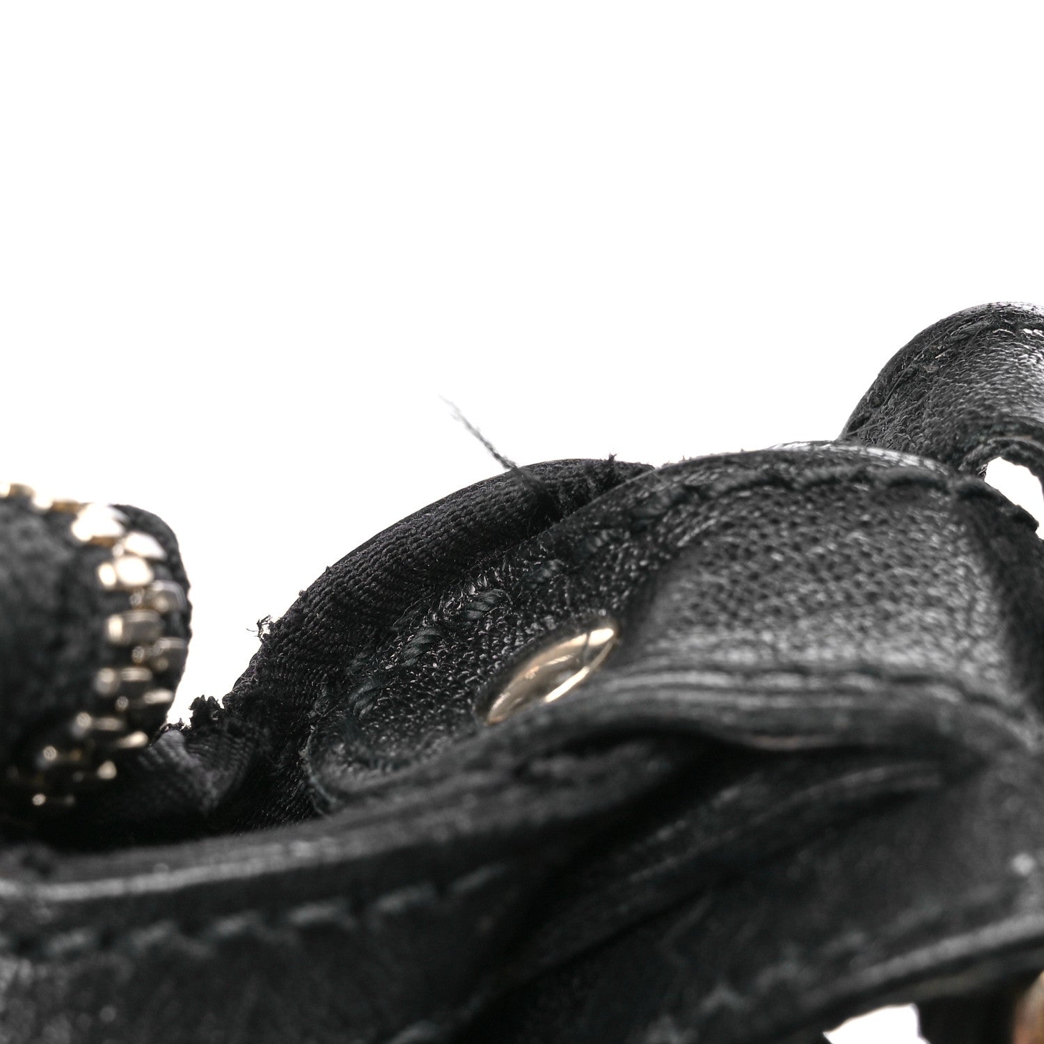 Gucci Calfskin Embossed Monogram Studded Pelham Messenger Bag Black 11 of 12