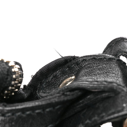 Gucci Calfskin Embossed Monogram Studded Pelham Messenger Bag Black 11 of 12