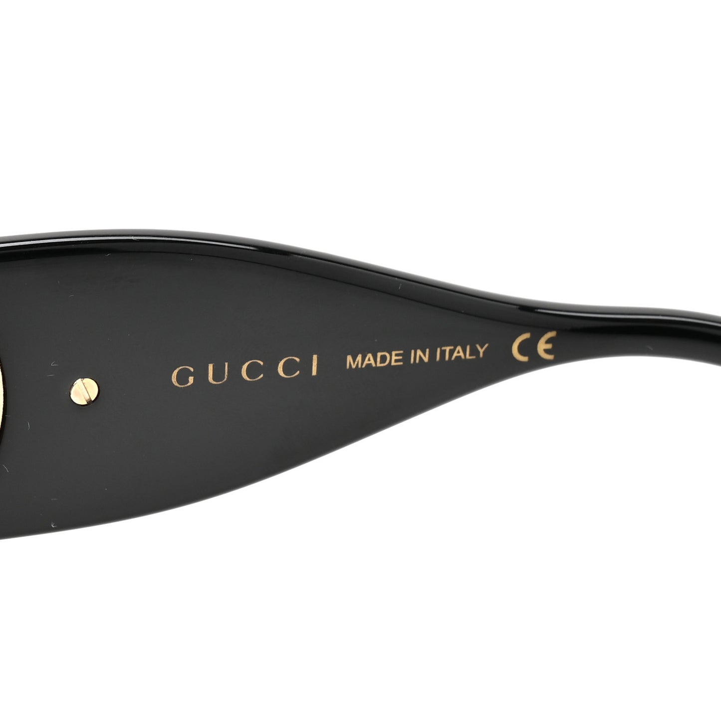 Acetate Square Frame Chain Sunglasses GG1022S Black