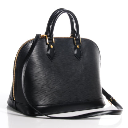 Louis Vuitton Epi Alma PM Black 3 of 7