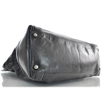 Chanel Leather Soho CC Shopper Tote Black 6 of 10