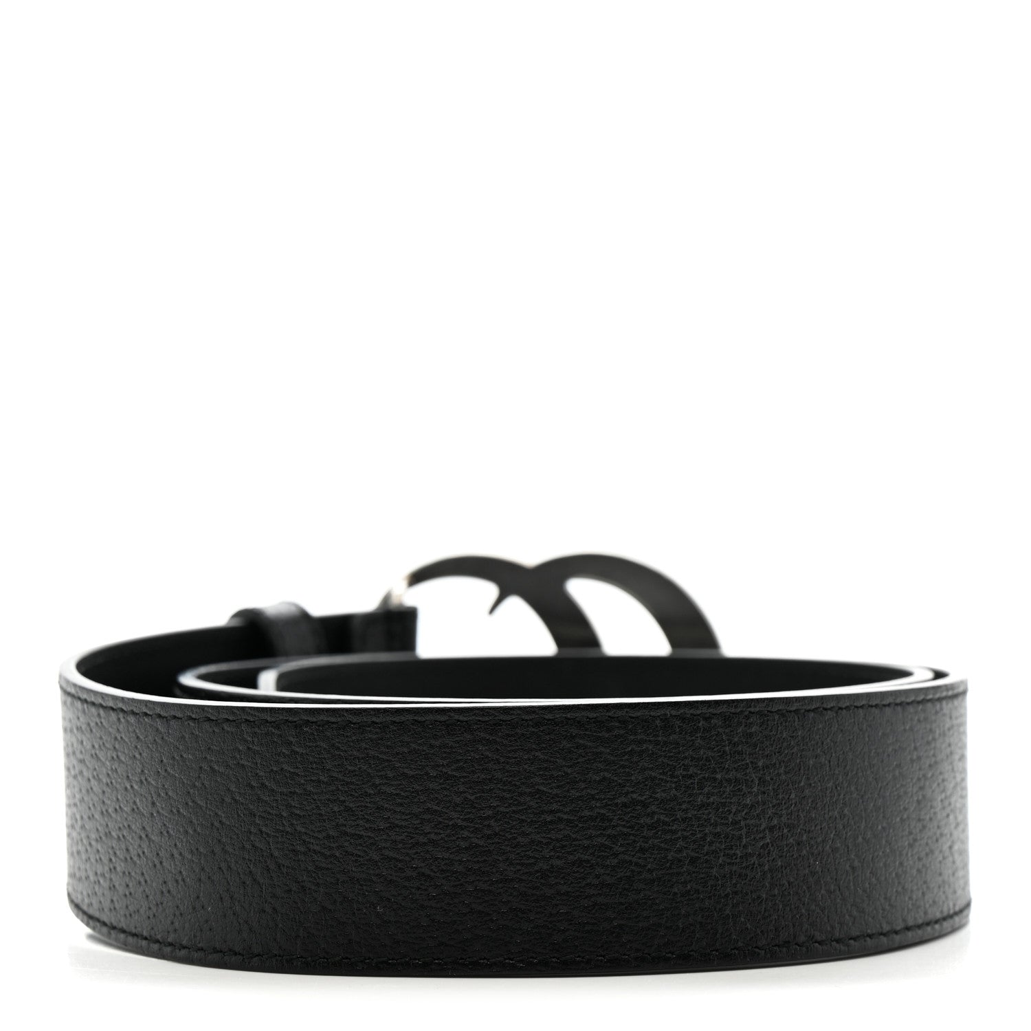 Gucci Dollar Pigprint Double G 40mm Belt  80 32 Belt Black 2 of 5