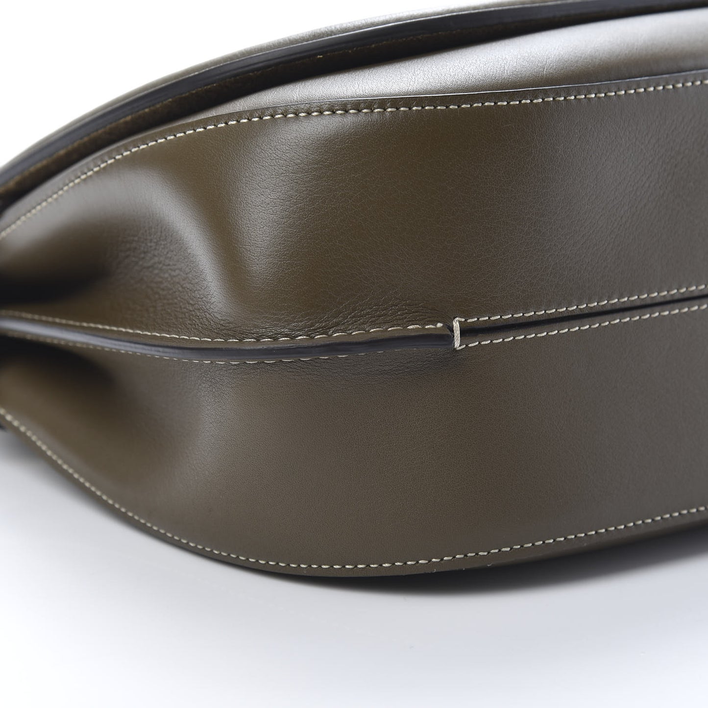 Silky Calfskin Amberley Satchel Dark Palm