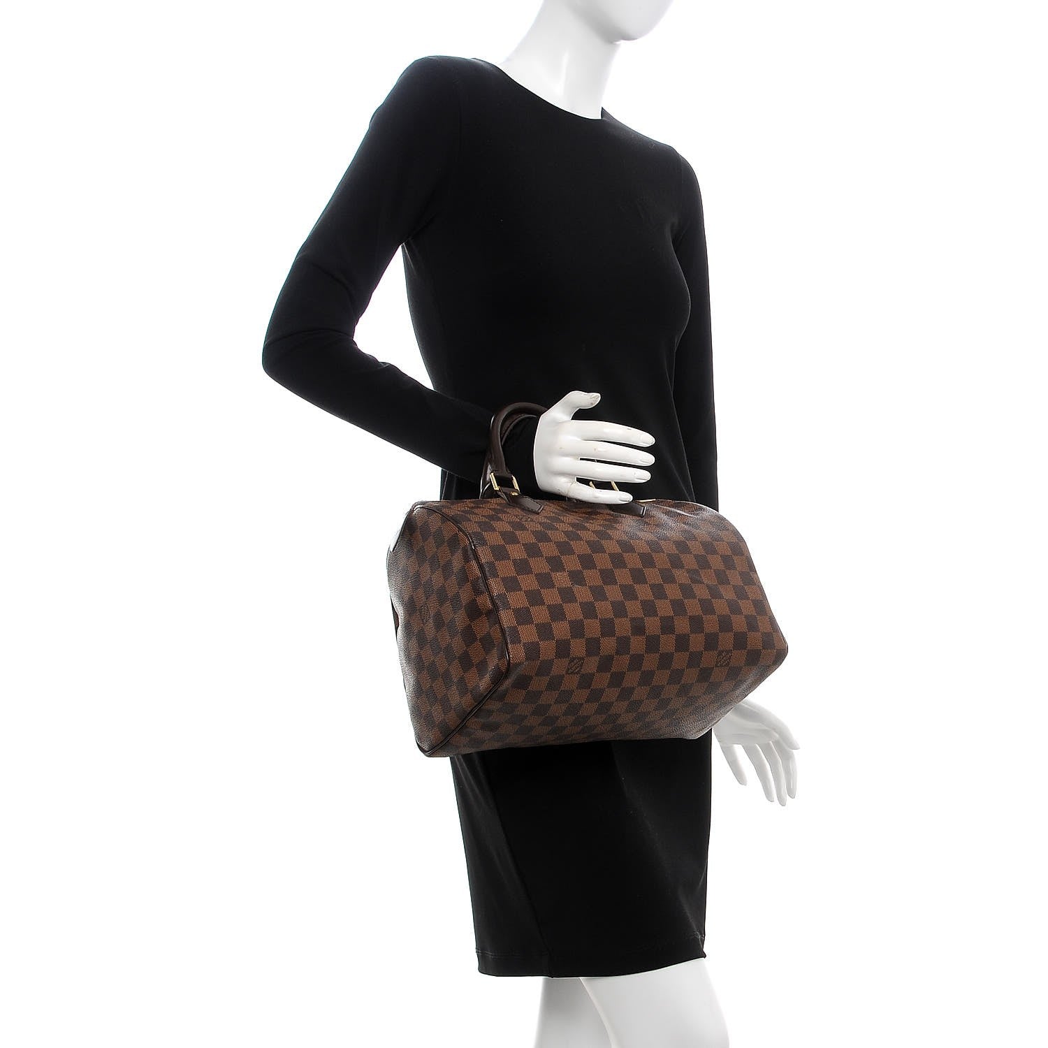 Louis Vuitton Damier Ebene Speedy 30 2 of 9