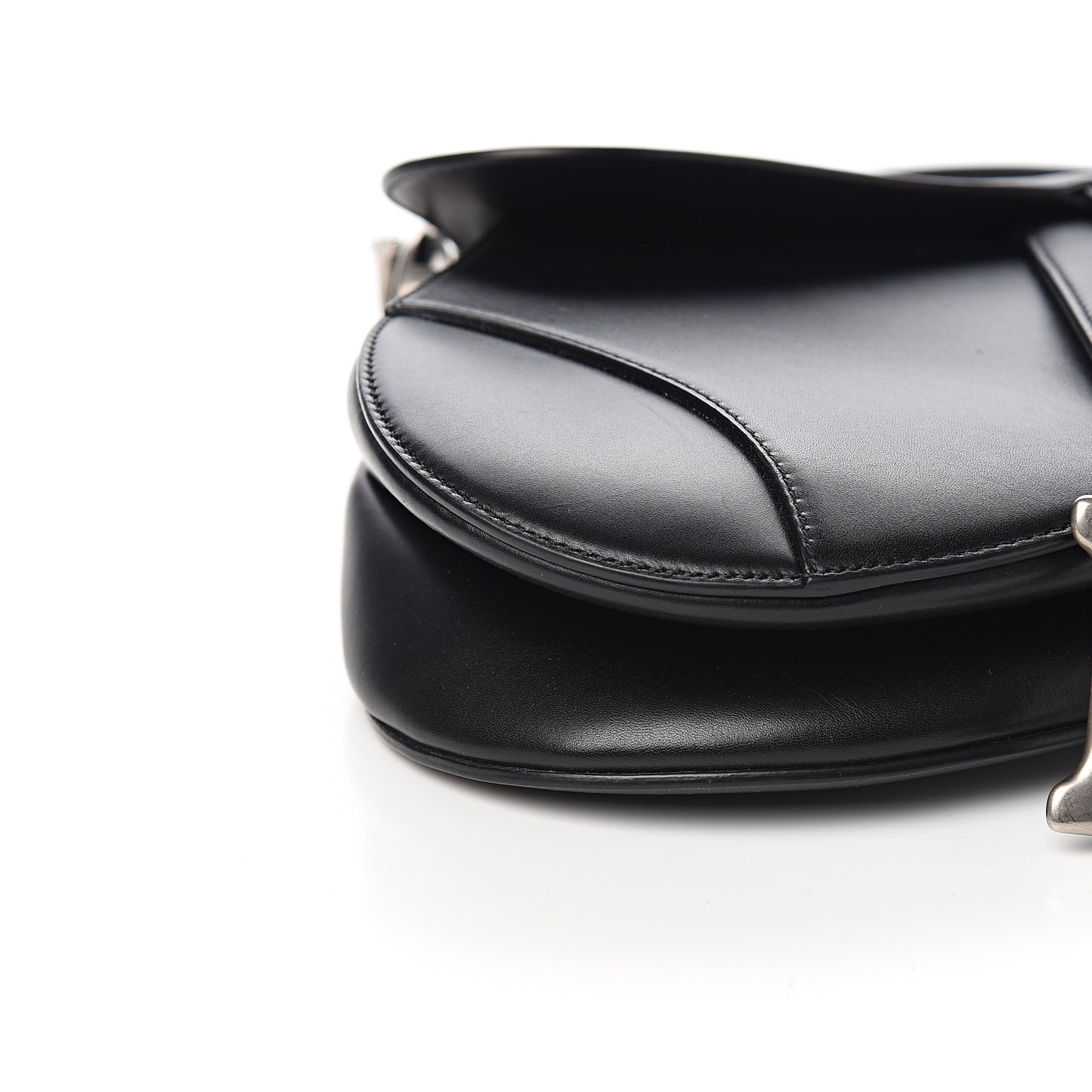 Calfskin Saddle Bag Black