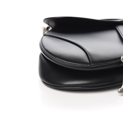 Christian Dior Calfskin Saddle Bag Black 7 of 11