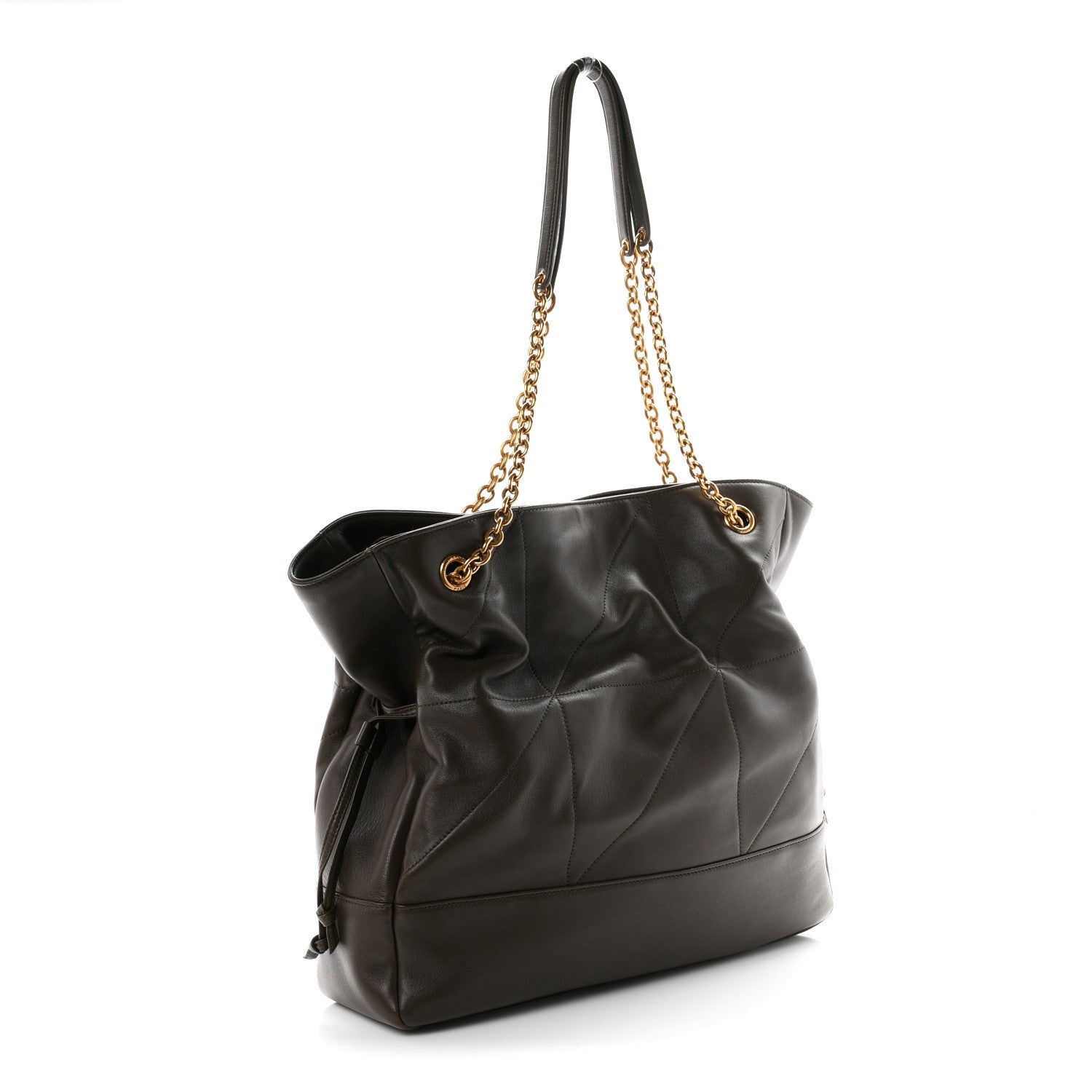 Saint Laurent Lambskin Medium Jamie Shopping Tote Light Musk 4 of 11