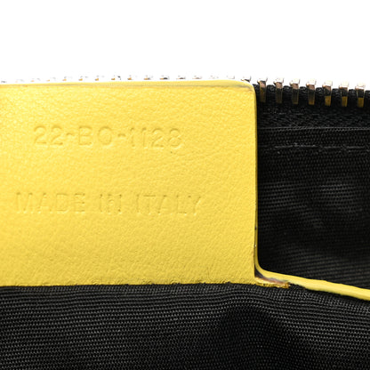 Christian Dior x KAWS Calfskin Bee Pouch Black Yellow 7 of 7