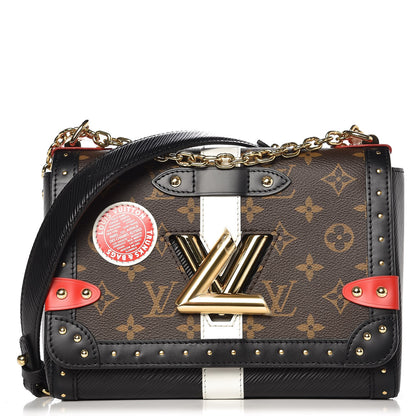 Louis Vuitton Epi Monogram Complice Trunks and Bags Twist Shoulder Bag MM Black 1 of 6