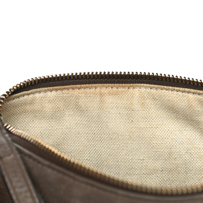 Gucci Pebbled Calfskin Soho Wristlet Brown 11 of 19