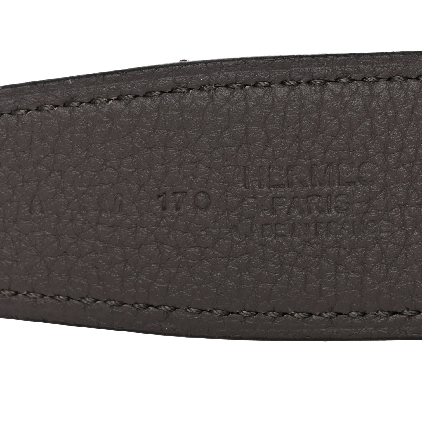 Box Togo 32mm Guilloche H Belt 85 34 Black Etain