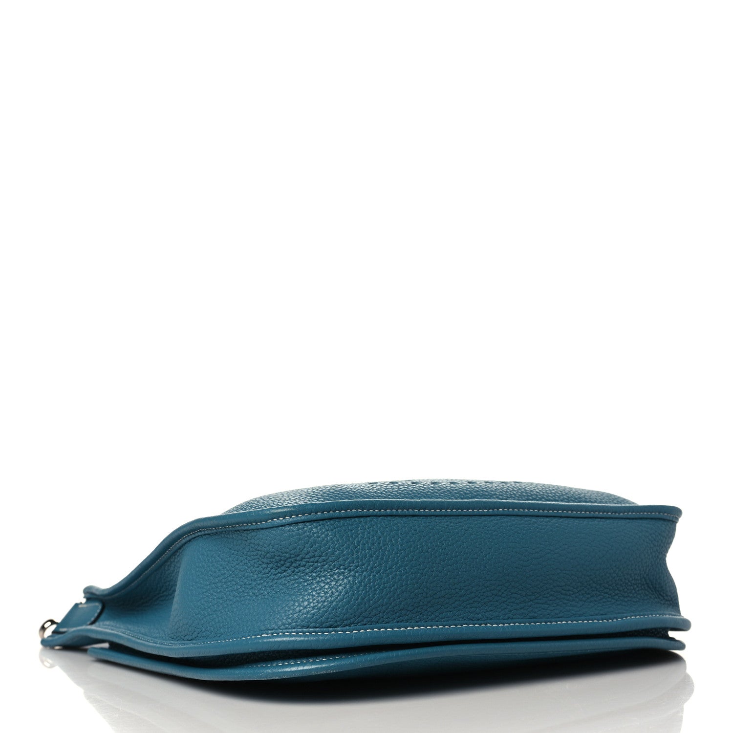 Hermes Taurillon Clemence Evelyne III PM Blue Jean 4 of 9