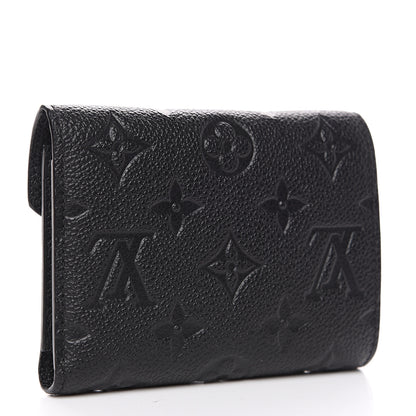 Louis Vuitton Empreinte Victorine Wallet Black 2 of 6