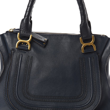 Chloe Calfskin Medium Marcie Satchel Navy 6 of 8