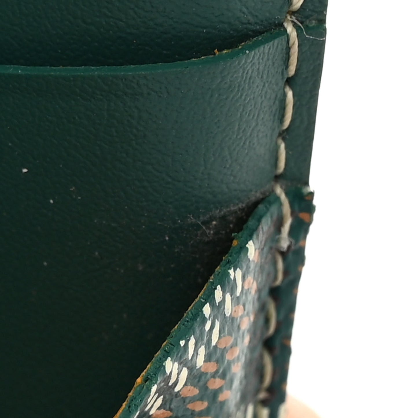 Goyardine Saint Sulpice Card Holder Green