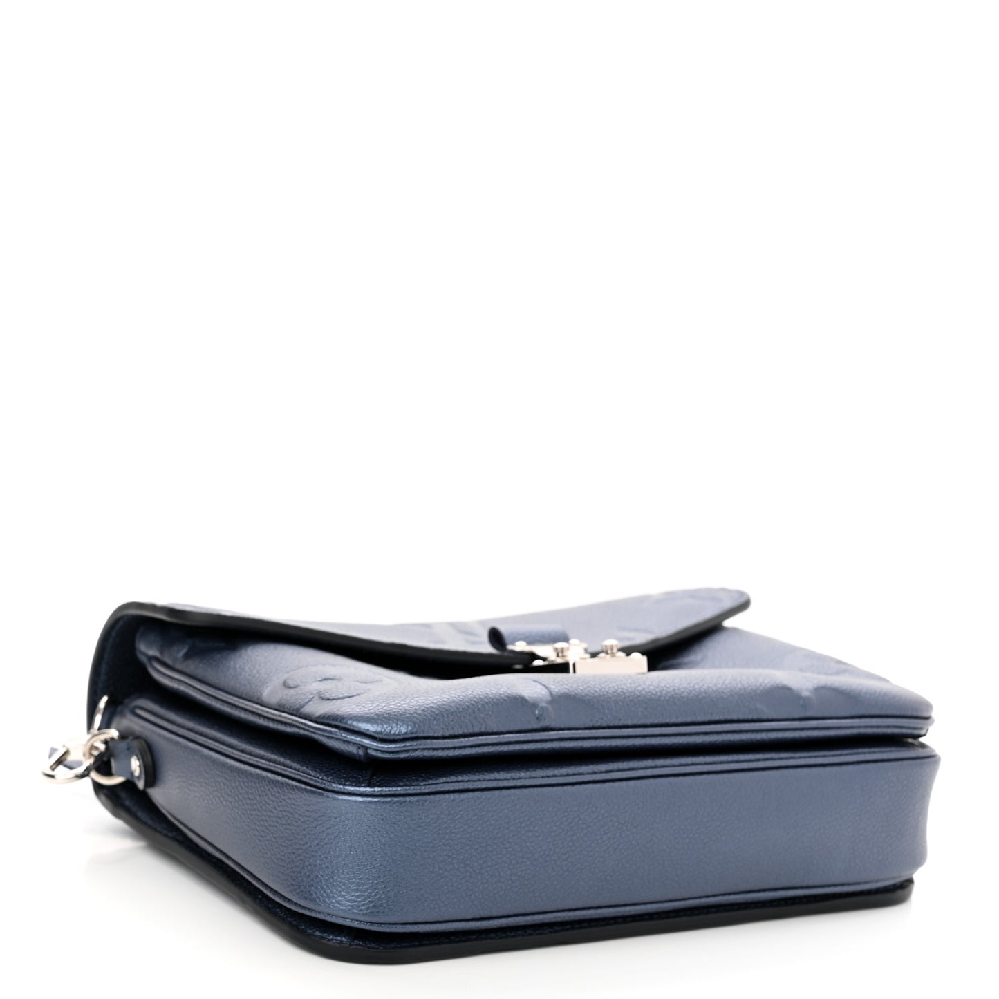 Metallic Empreinte Monogram Giant Pochette Metis Navy Nacre