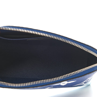 Louis Vuitton Monogram Giant Escale Cosmetic Pouch Blue 5 of 7