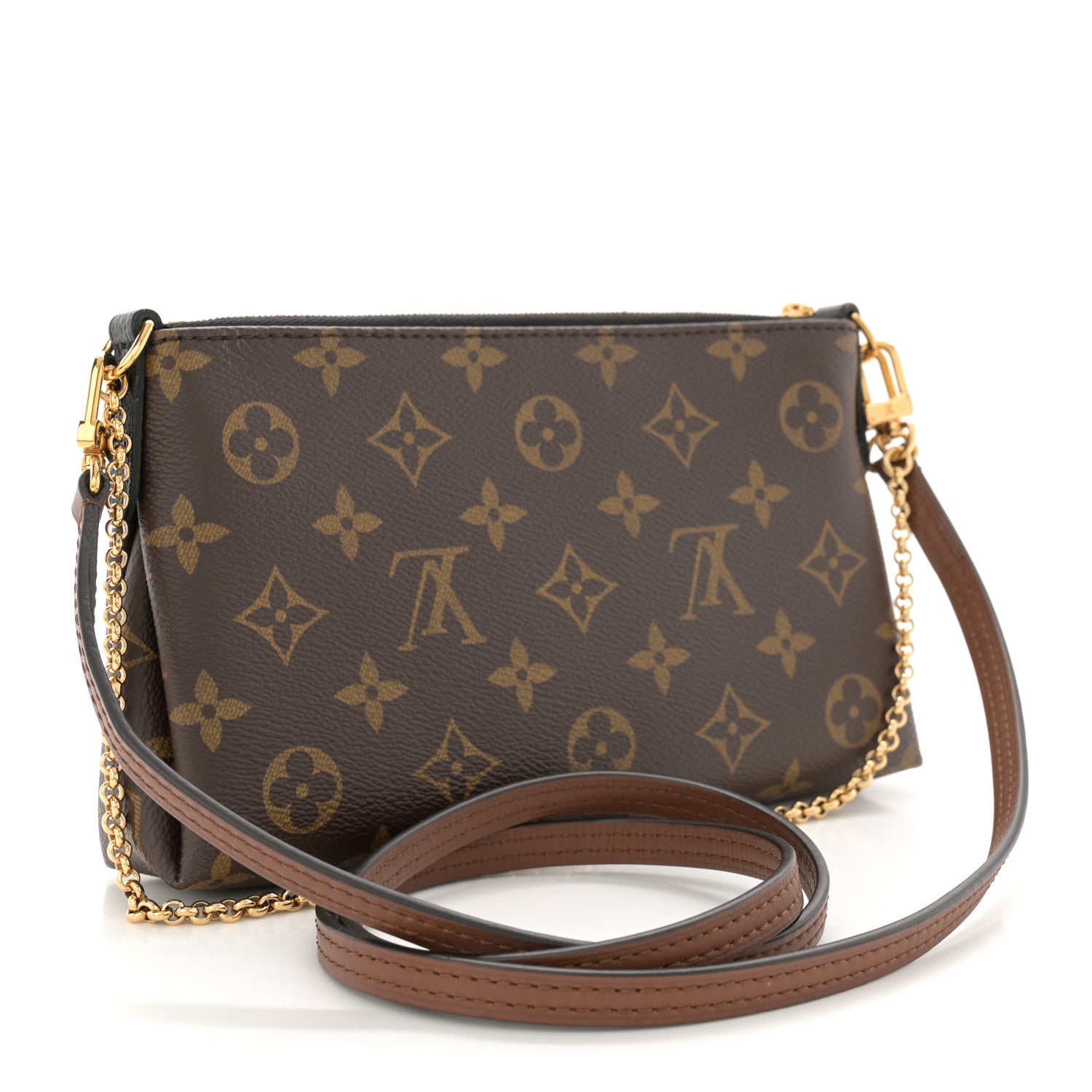 Louis Vuitton Monogram Pallas Clutch Black 3 of 11