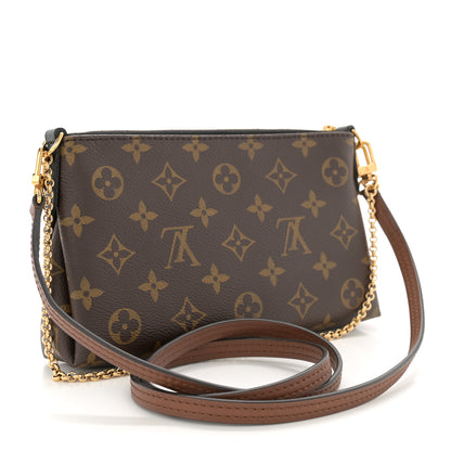 Louis Vuitton Monogram Pallas Clutch Black 3 of 11