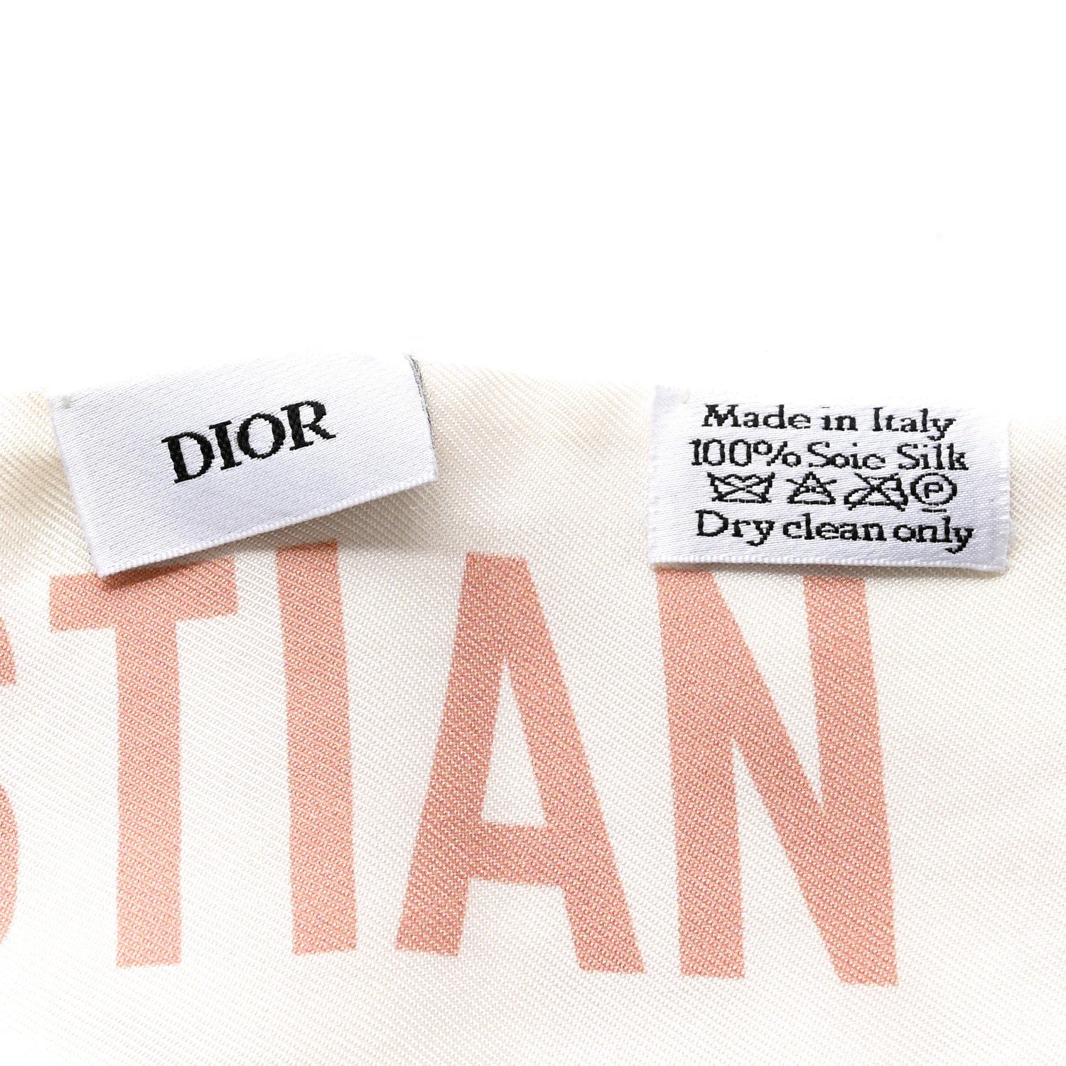Christian Dior Silk Toile De Jouy Mitzah Scarf Pink 3 of 3