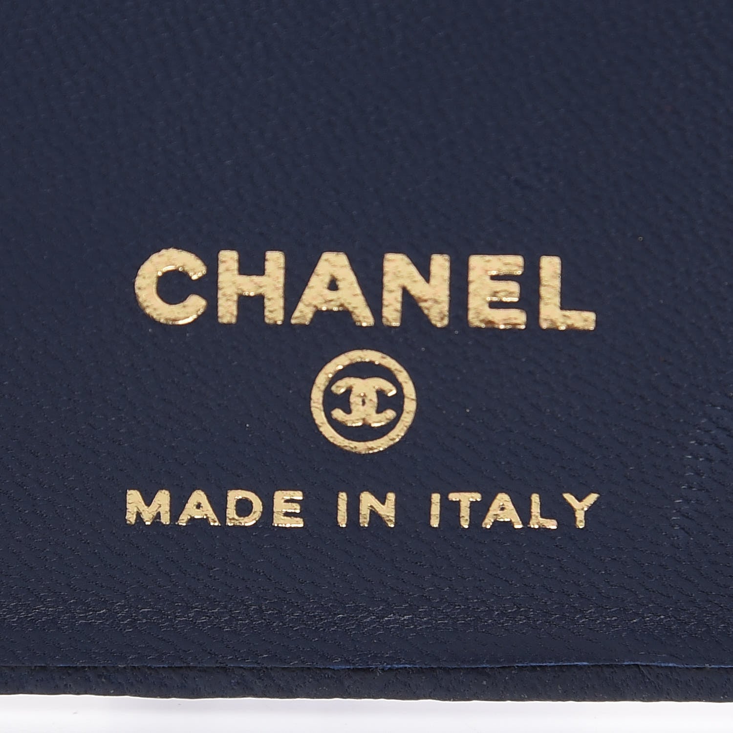Chanel Caviar Quilted iPhone X Coco Tech Case Navy 5 of 7
