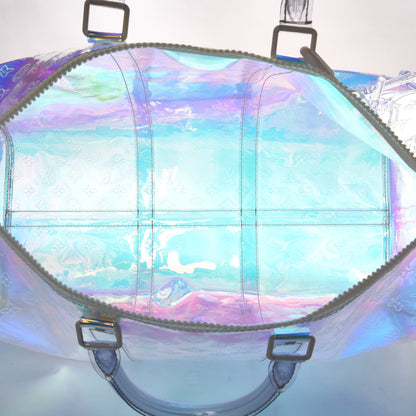 Louis Vuitton PVC Monogram Keepall Bandouliere 50 Iridescent Prism 5 of 8