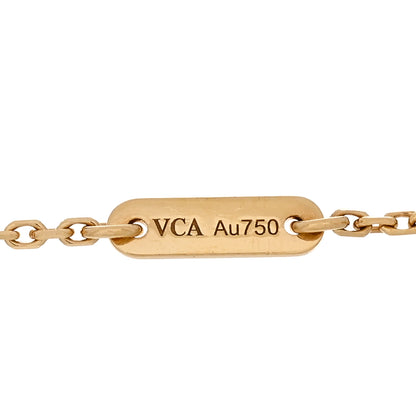 Van Cleef & Arpels 18K Yellow Gold Mother of Pearl Sweet Alhambra Bracelet 3 of 5