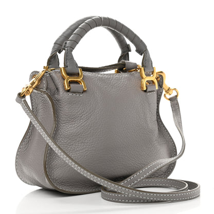 Chloe Calfskin Mini Marcie Satchel Cashmere Grey 3 of 10