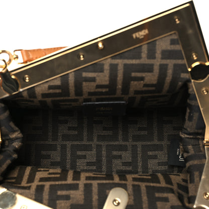 Fendi Shiny Nappa Small Fendi First Caramello 5 of 10