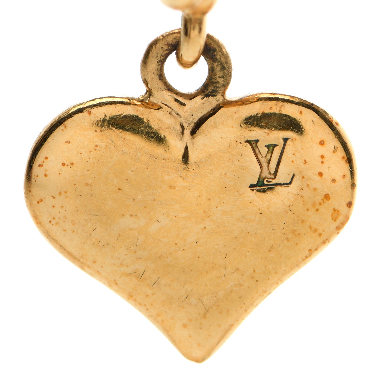 Louis Vuitton Sweet Monogram Earrings Gold 5 of 5