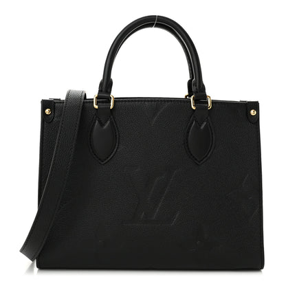 Louis Vuitton Empreinte Monogram Giant Onthego PM Black 1 of 8