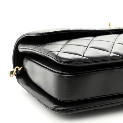 Chanel Lambskin Quilted Medium Trendy CC Flap Dual Handle Bag Black 9 of 11