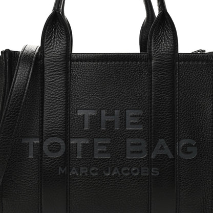 Marc Jacobs Grained Calfskin Small The Tote Bag Black 8 of 11