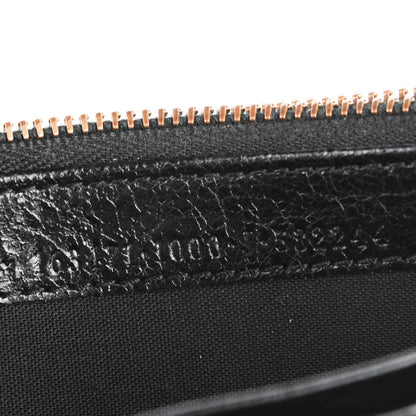 Balenciaga Agneau Classic Hardware Money Wallet Black 7 of 8