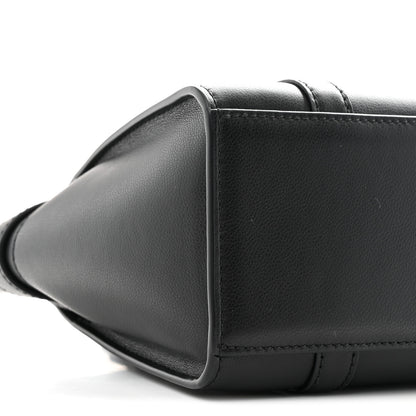 Mulberry Small Classic Grain Micro Bayswater Zip Tote Black 8 of 9