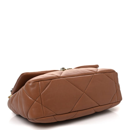 Chanel Lambskin Quilted Medium Chanel 19 Flap Brown 4 of 11