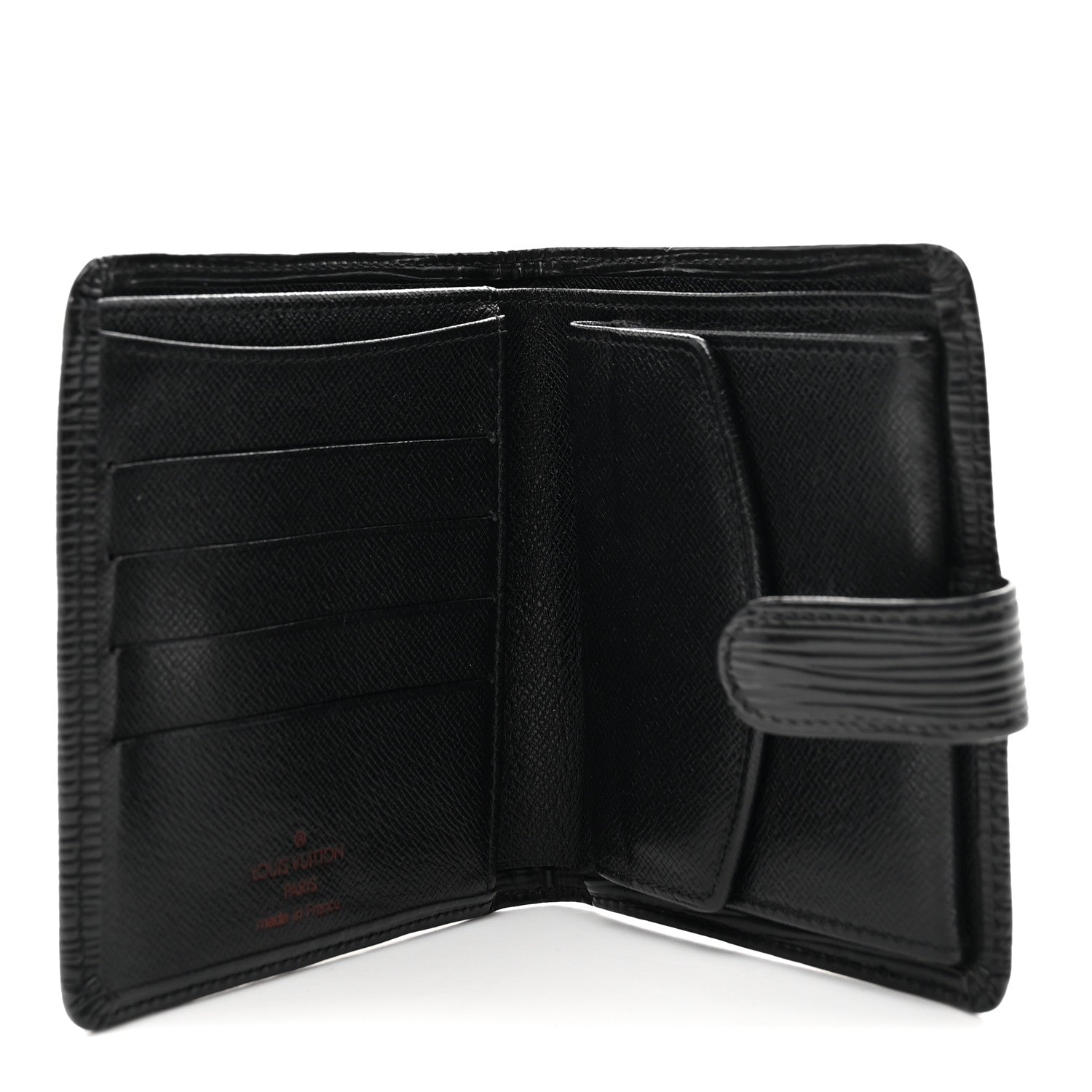 Louis Vuitton Epi Porte-Billets Compact Wallet Black 5 of 6
