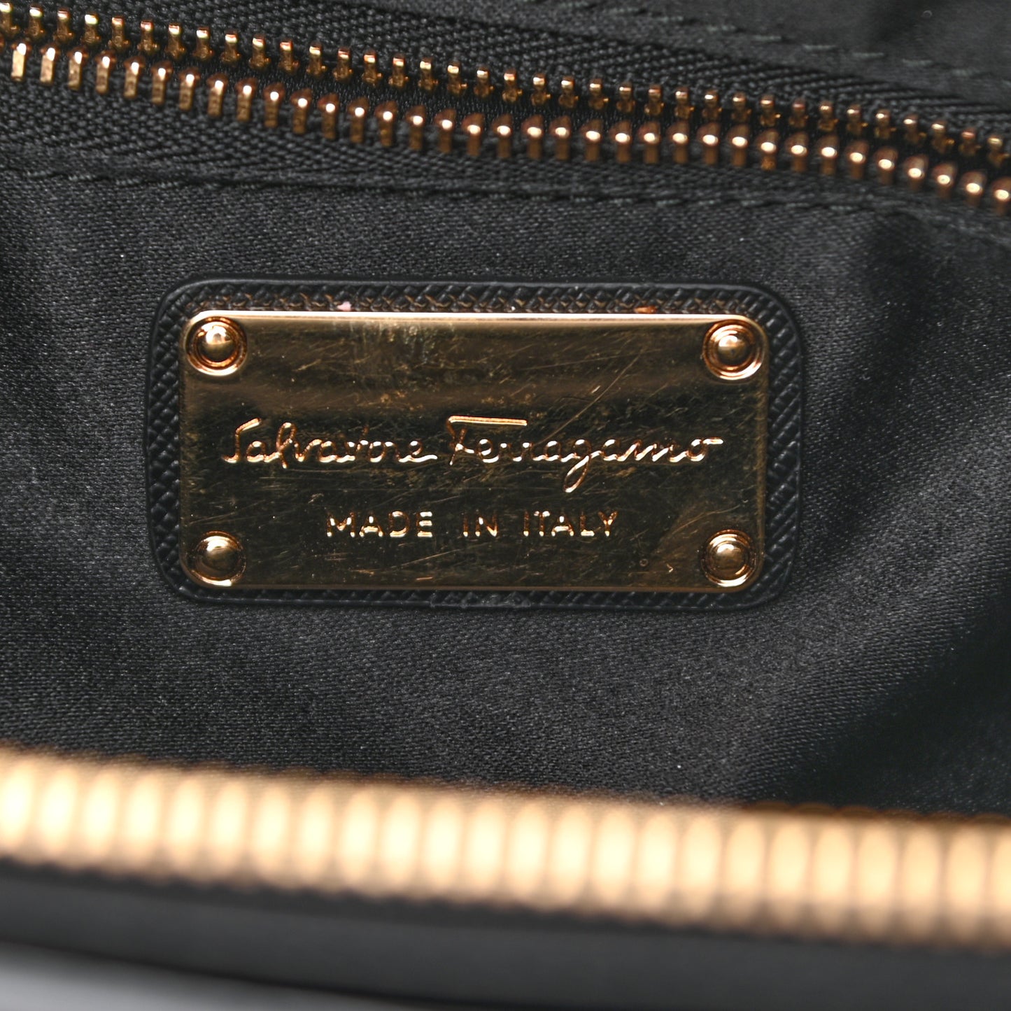 Saffiano Zig Zag Beky Tote Black Multicolor