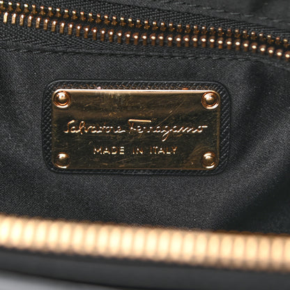 Salvatore Ferragamo Saffiano Zig Zag Beky Tote Black Multicolor 6 of 9