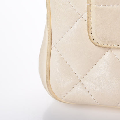 Chanel Lambskin Square Quilted Single Flap White 12 of 14