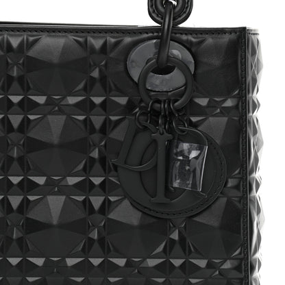 Christian Dior Calfskin Cannage Diamond Small My ABCDior Lady Dior Black 8 of 10