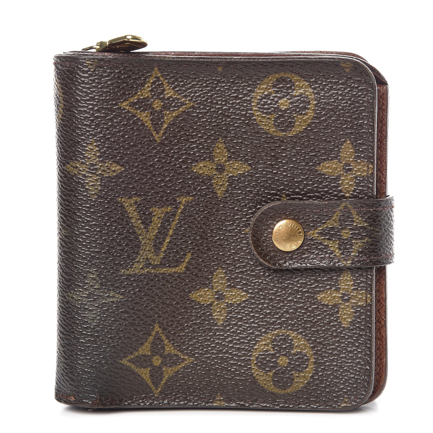 Monogram Compact Zippe Zipped Wallet