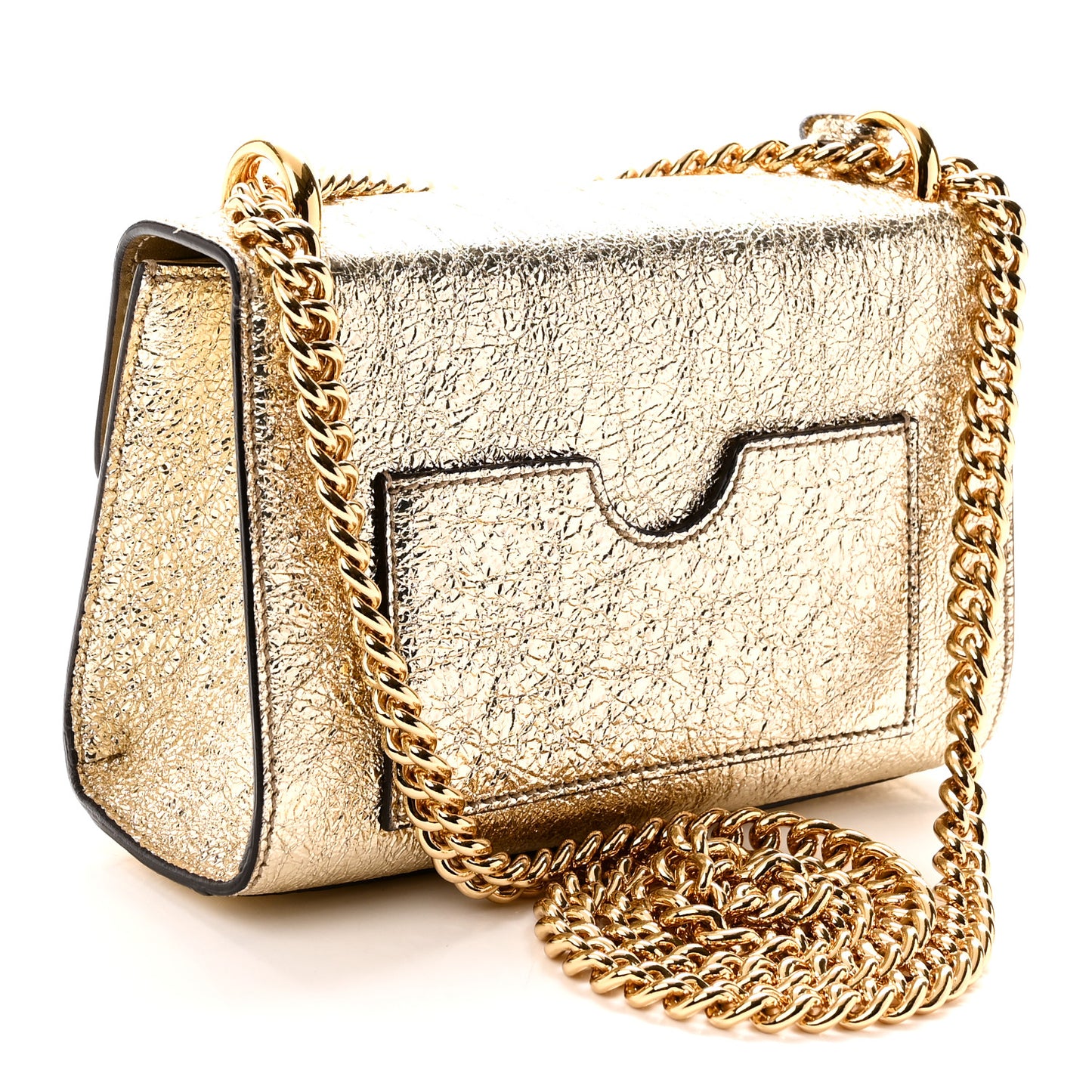 Galassia Small Padlock Shoulder Bag Platino